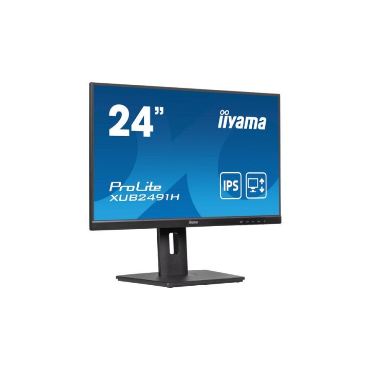iiyama monitor iiyama 24, panel ips, 100hz, hdmi, display ports.  no altavoces . regulable.