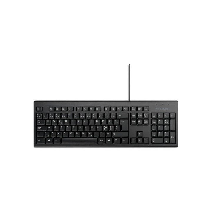 kensington teclado usb kb100 eq negro kensington k63727es