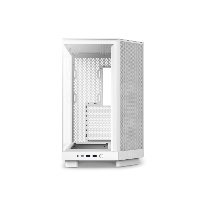 nzxt nzxt h6 air flow midi tower blanco