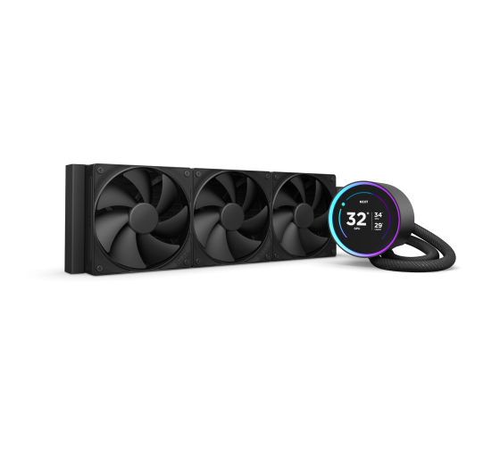 nzxt nzxt kraken elite 360 procesador sistema de refrigeracion liquida todo en uno 12 cm negro 1 pie