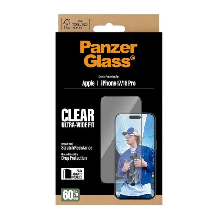 panzerglass screen protector iphone 16pro 17