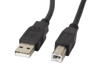 cable lanberg impresora usb macho a usb macho con ferrita negro 1 m