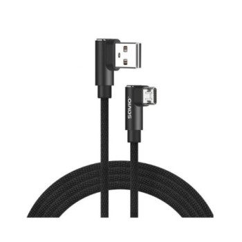 cable reversible usb savio micro a usb a 2m cl 162 quick charge 2.4a transf.datos 480 mbs cable 2m