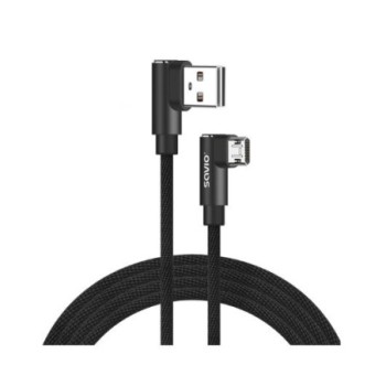 cable reversible usb savio micro a usb a 2m cl 162 quick charge 2.4a transf.datos 480 mbs cable 2m