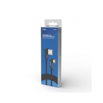 cable reversible usb savio micro a usb a 2m cl 162 quick charge 2.4a transf.datos 480 mbs cable 2m