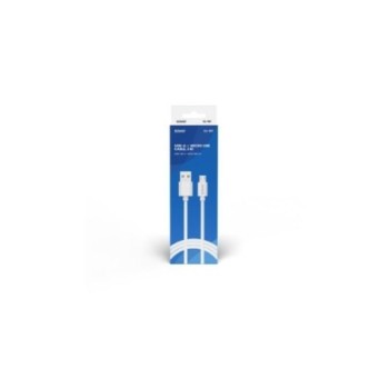 cable usb a a micro usb savio cl 167 blanco usb 2.0 carga rapida transf.datos  480 mbs