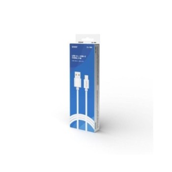 cable usb a a usb c savio cl 168 blanco usb 2.0 carga rapida trans. datos  480 mbs