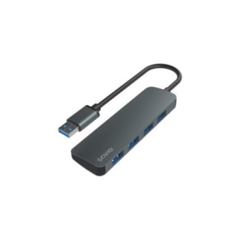 hub usb 3.1 savio ak 53 negro 4 × usb 3.1 5 gbps plug
