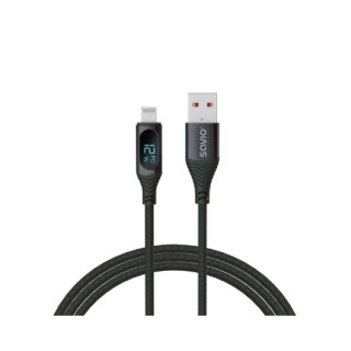 cable usb c savio cl 173 negro trans.datos 480 mbs carga rapida pantalla cable 1m