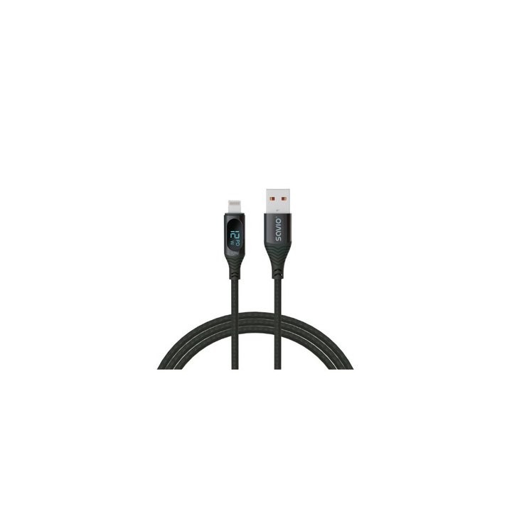 cable usb c savio cl 173 negro trans.datos 480 mbs carga rapida pantalla cable 1m