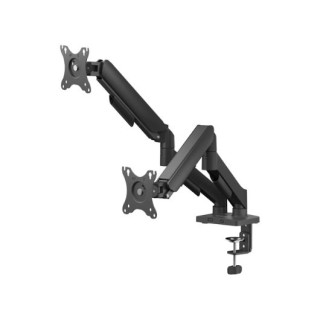 soporte tv mon savio um 04 17 32? 2 brazos soporte doble gas max 9kg vesa 75 100mm