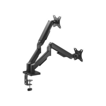 soporte tv mon savio um 04 17 32? 2 brazos soporte doble gas max 9kg vesa 75 100mm