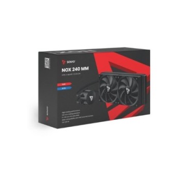 ref liquida cpu savio nox 240 mm negro 2550rpm 240 mm 3x120mm pwm multi socket