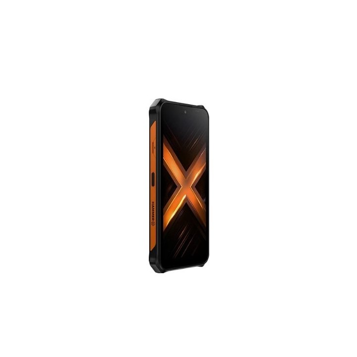movil hammer energy x2 5g 8+ 6 +256gb black orange 6.1 ips hd ip69 bateria 5000mah 50 20 8mp nfc