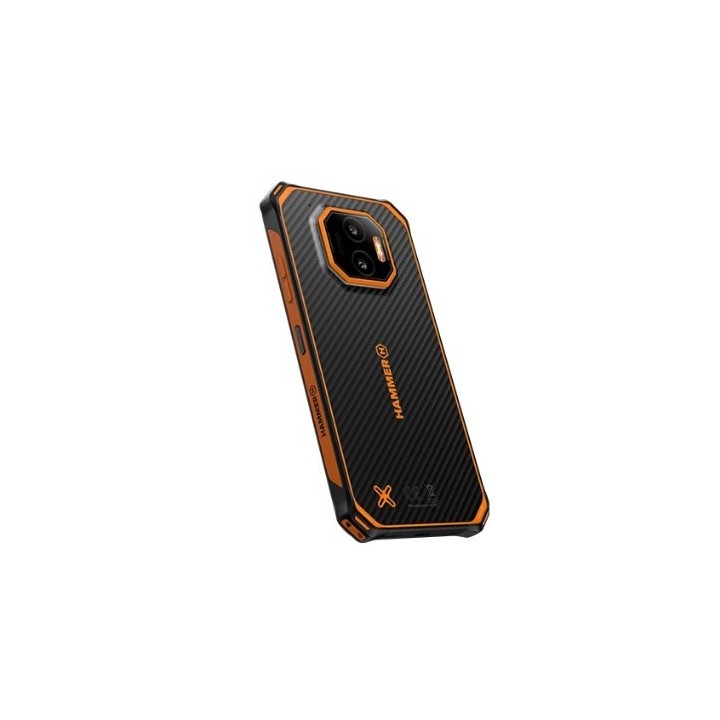 movil hammer energy x2 5g 8+ 6 +256gb black orange 6.1 ips hd ip69 bateria 5000mah 50 20 8mp nfc