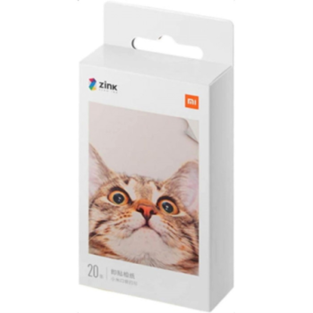 papel fotografico xiaomi mi portable photo printer 20 hojas