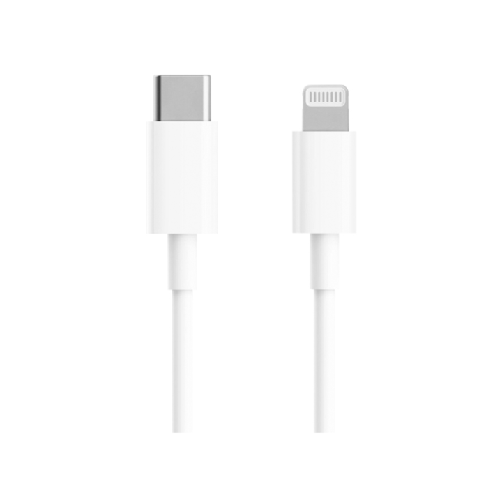 cable xiaomi usb c a lightning mfi 18w blanco 1m