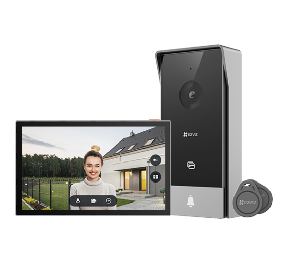 ezviz ezviz hp5 sistema de intercomunicacion de video 17,8 cm  7  negro, plata