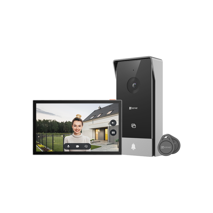 ezviz ezviz hp5 sistema de intercomunicacion de video 17,8 cm  7  negro, plata