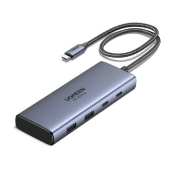 ugreen ugreen 7 in 1 usb c hub cm498 acoplamiento base gris