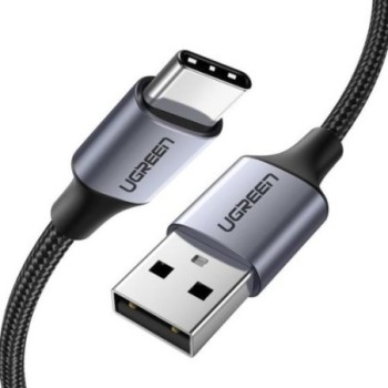 ugreen ugreen 60126 cable usb 1 m usb c usb a negro, gris