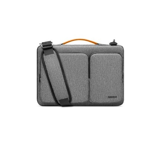 maletin portatil 16  tomtoc defender a42 gray incluye asa de hombro refuerzo cornerarmor