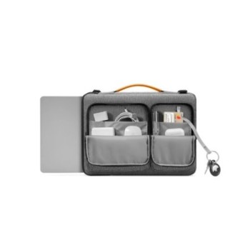 maletin portatil 16  tomtoc defender a42 gray incluye asa de hombro refuerzo cornerarmor