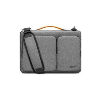 maletin portatil 16  tomtoc defender a42 gray incluye asa de hombro refuerzo cornerarmor