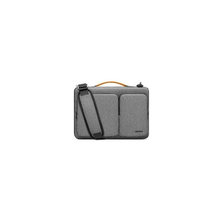 maletin portatil 16  tomtoc defender a42 gray incluye asa de hombro refuerzo cornerarmor