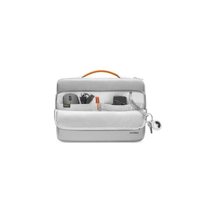 maletin portatil 16  tomtoc defender a14 gray refuerzo cornerarmor