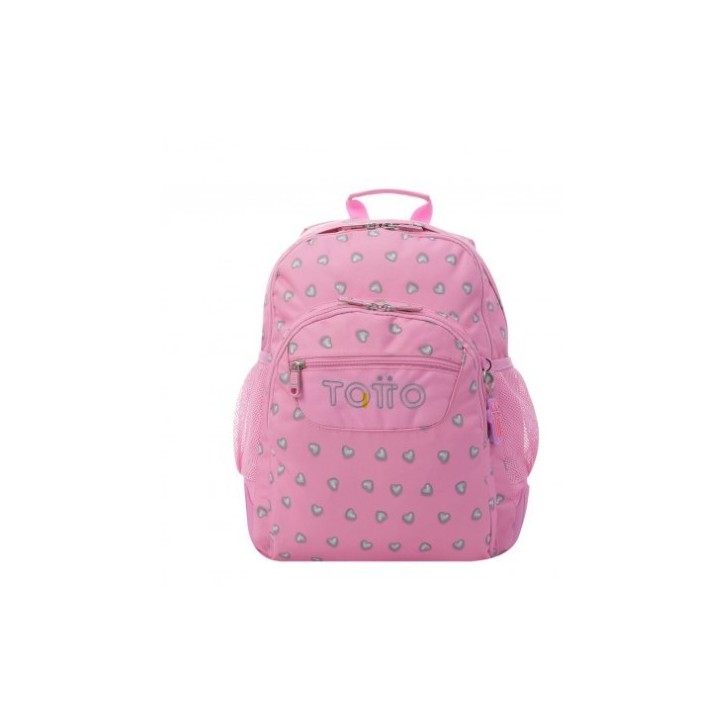 totto mochila infantil rosa corazones bolsillos ma04eco029 2120n 7iu totto
