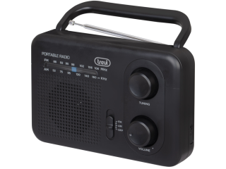 radio trevi ra 7f64 portable am/fm radio black
