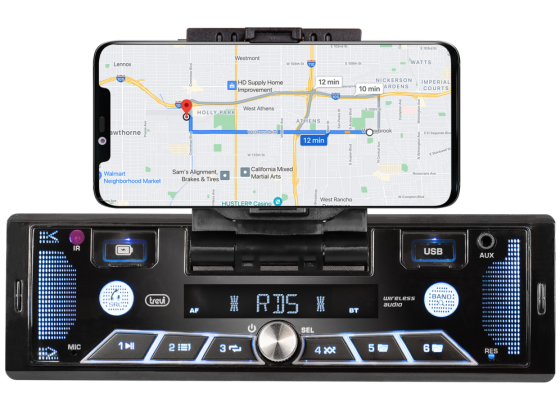 radio coche trevi scd 5602 bt mp3+rds+2usb+aw+sd