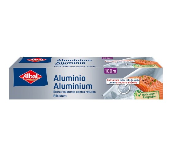 cofresco rollo de aluminio albal 100 m cofresco cf6681593