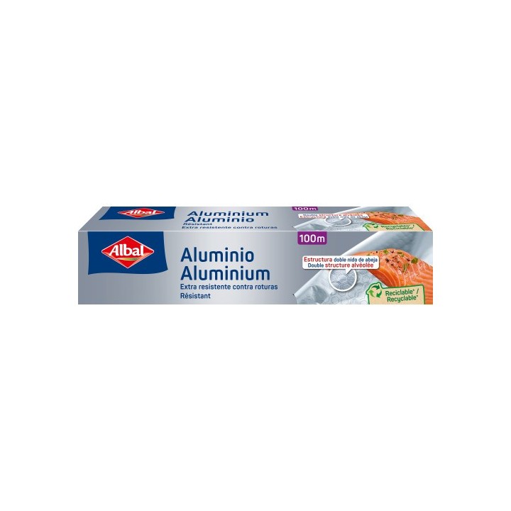 cofresco rollo de aluminio albal 100 m cofresco cf6681593