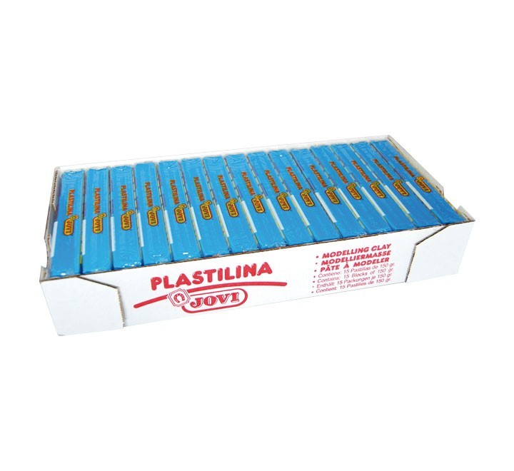 pastilla plastilina jovi 150g azul cl 7112