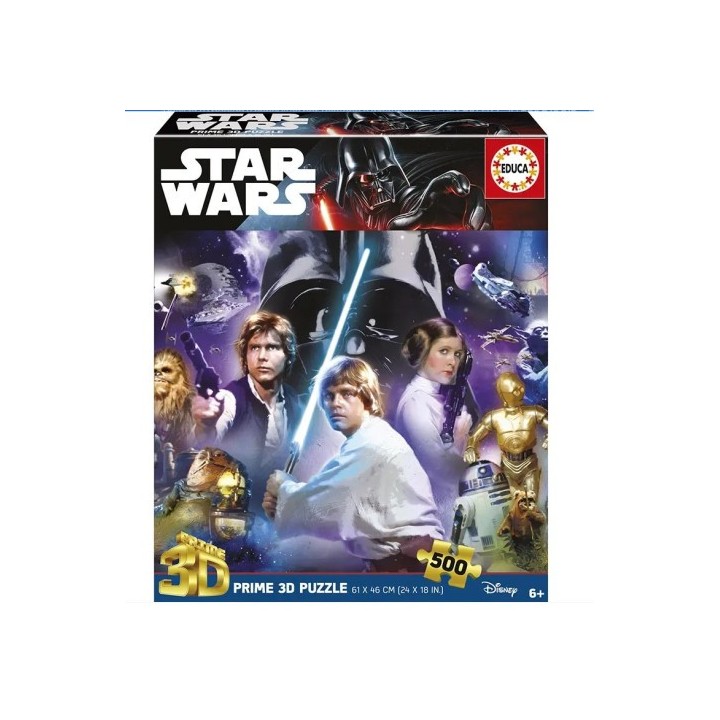 educa borras puzzle 3d 500 star wars classic 3d lenticular puzzle educa borras 20052