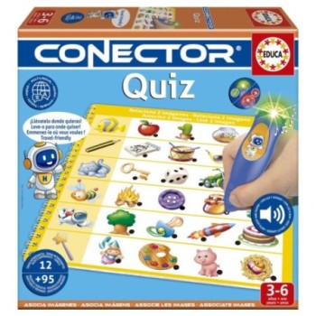 educa borras juego educativo conector quiz  multi  educa 20392