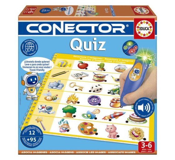 educa borras juego educativo conector quiz  multi  educa 20392