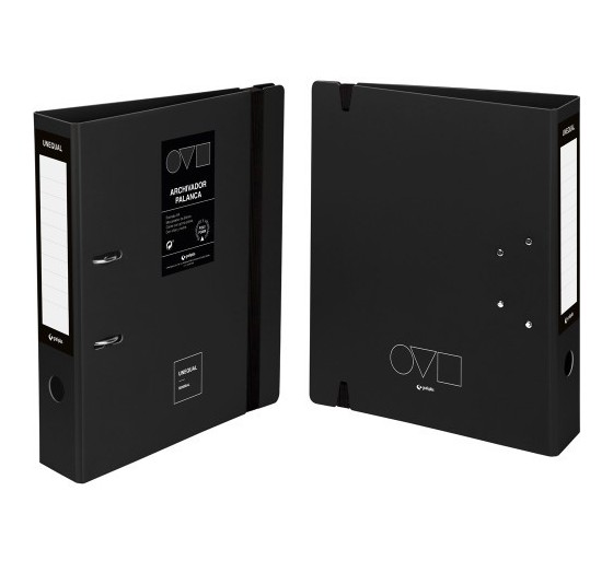 grafoplas archivador a4 65mm en polyfoam unequal minimal negro grafoplas 17262810