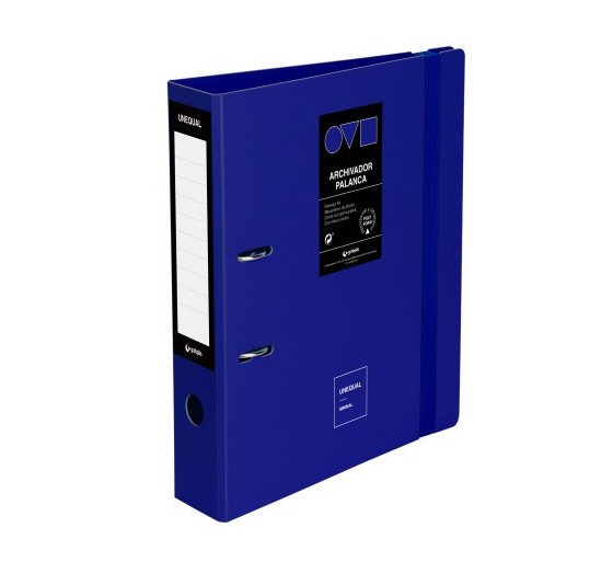 grafoplas archivador a4 65mm en polyfoam unequal minimal azul grafoplas 17262830