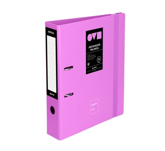 grafoplas archivador a4 65mm en polyfoam unequal minimal lavanda grafoplas 17262869