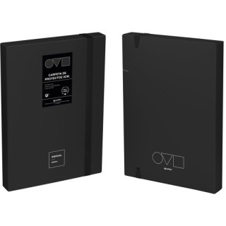 grafoplas caja de proyectos 3cm en polyfoam unequal minimal negro grafoplas 91271010