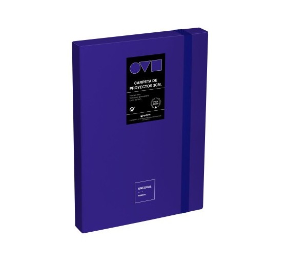 grafoplas caja de proyectos 3cm en polyfoam unequal minimal azul grafoplas 91271030