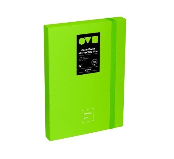 grafoplas caja de proyectos 3cm en polyfoam unequal minimal verde grafoplas 91271021