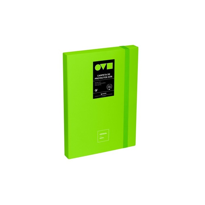 grafoplas caja de proyectos 3cm en polyfoam unequal minimal verde grafoplas 91271021