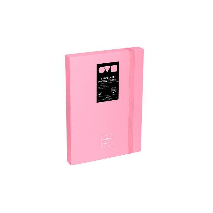 grafoplas caja de proyectos 3cm en polyfoam unequal minimal rosa grafoplas 91271053