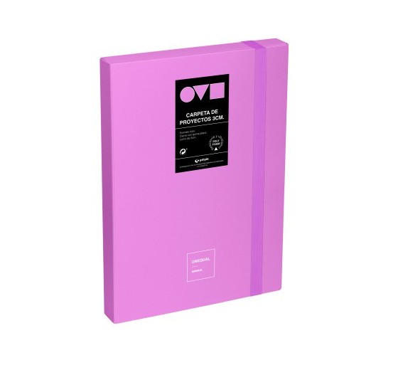 grafoplas caja de proyectos 3cm en polyfoam unequal minimal lavanda grafoplas 91271069