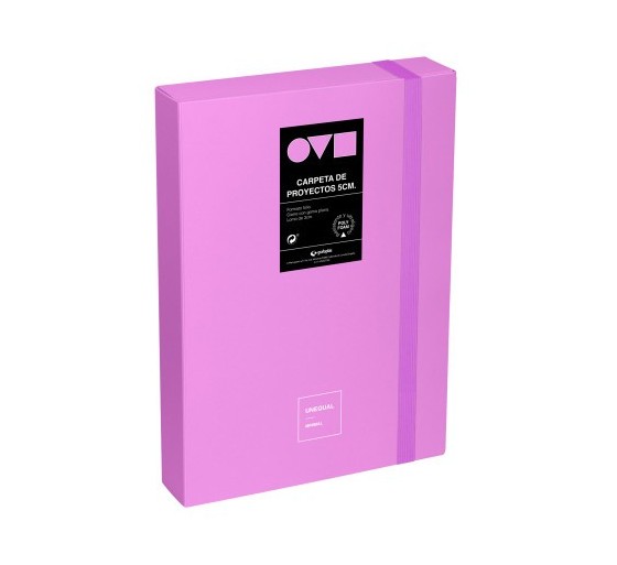 grafoplas caja de proyectos 5cm en polyfoam unequal minimal lavanda grafoplas 91271269