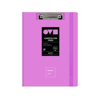 grafoplas carpeta a4 tapa polyfoam con pinza superior unequal minimal lavanda grafoplas 1550969